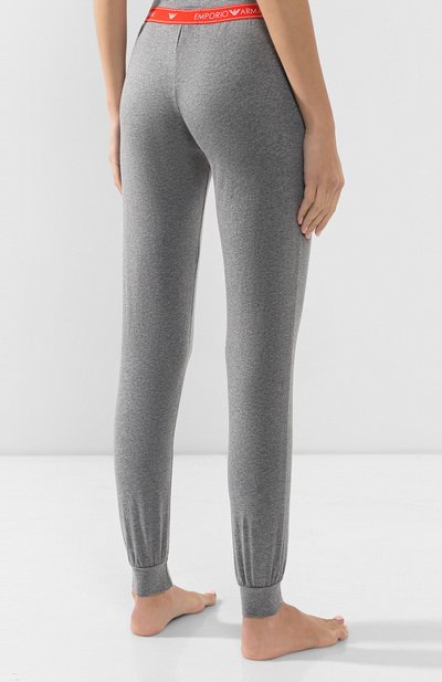 Хлопковые джоггеры EMPORIO ARMANI, арт. 163620/9A317, фото 4