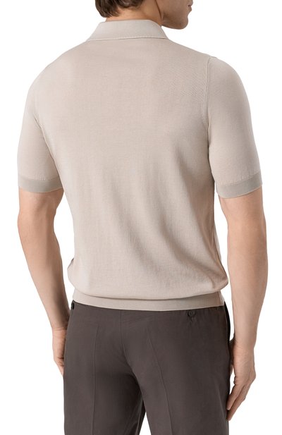 Поло из хлопка и шелка ZILLI, арт. KBP002M0142VRIS00, фото 4