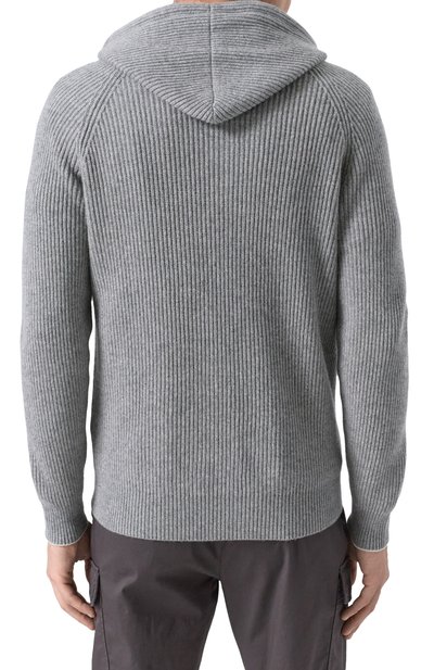 Кашемировый кардиган BRUNELLO CUCINELLI серого цвета по цене 415000 руб., арт. M22704806G, фото 4 Кашемировый кардиган BRUNELLO CUCINELLI, арт. M22704806G, фото 4