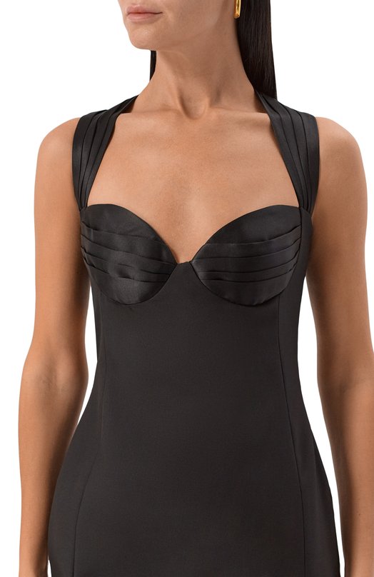 Шерстяное платье Nina Ricci 25ACR0052/WV0324 Чёрный  25ACR0052/WV0324 Фото 4