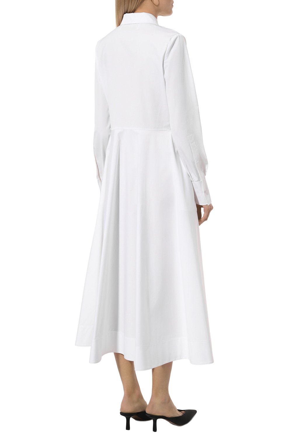 Хлопковое платье VALENTINO, арт. 3B3VA5J05DN, фото 4