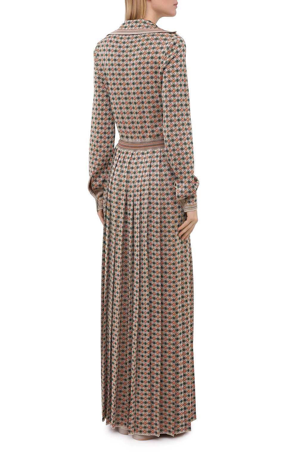 Платье из вискозы GUCCI разноцветного цвета по цене 237000 руб., арт. 622079/XKBBY, фото 4 Платье из вискозы GUCCI, арт. 622079/XKBBY, фото 4