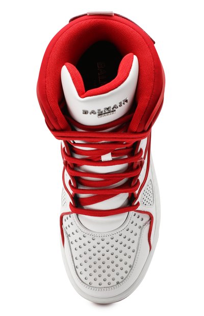 Кожаные кеды keith BALMAIN, арт. RM0C038/LRME, фото 5