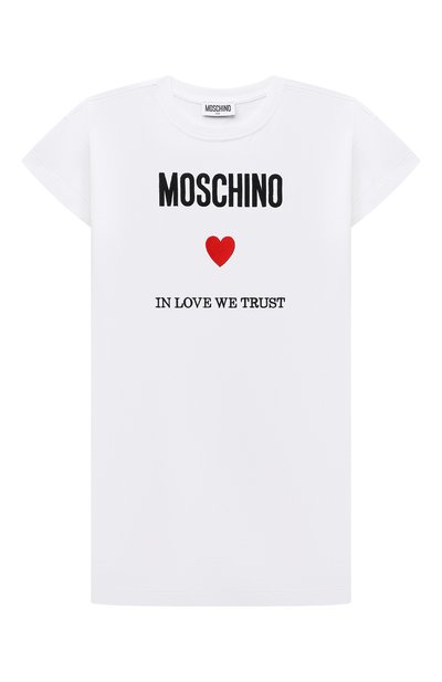 Хлопковое платье MOSCHINO, арт. HDV0EQ/LAA22/4-8