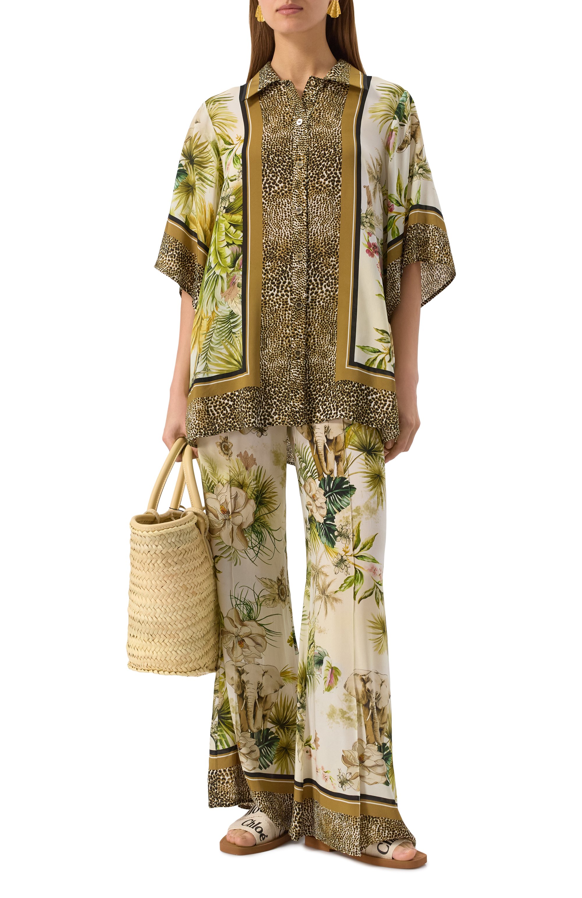 Блузка из вискозы ELIE SAAB, арт. SH108PS25, фото 2