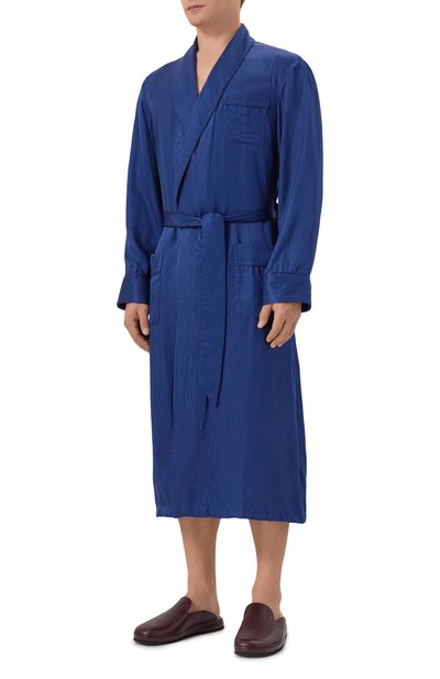 Шелковый халат DEREK ROSE, арт. 5505/W0BU008, фото 3