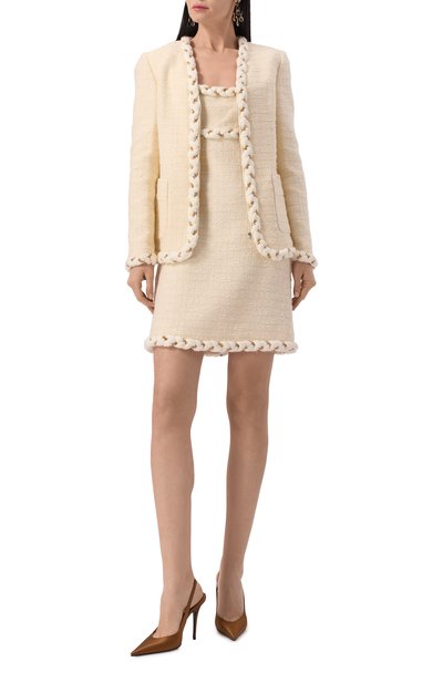 Текстильные туфли anok sling 105 AMINA MUADDI, арт. AN0K SLING 105/SATIN, фото 3