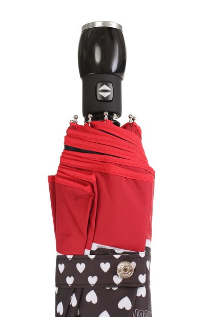 Складной зонт с принтом MOSCHINO черного цвета по цене 12550 руб., арт. 7051-0PENCL0SE, фото 5 Складной зонт с принтом MOSCHINO, арт. 7051-0PENCL0SE, фото 5