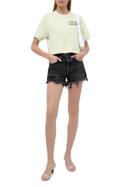 Шорты MOUSSY черного цвета по цене 18050 руб., арт. 025ESC11-2680, фото 2 Шорты MOUSSY, арт. 025ESC11-2680, фото 2
