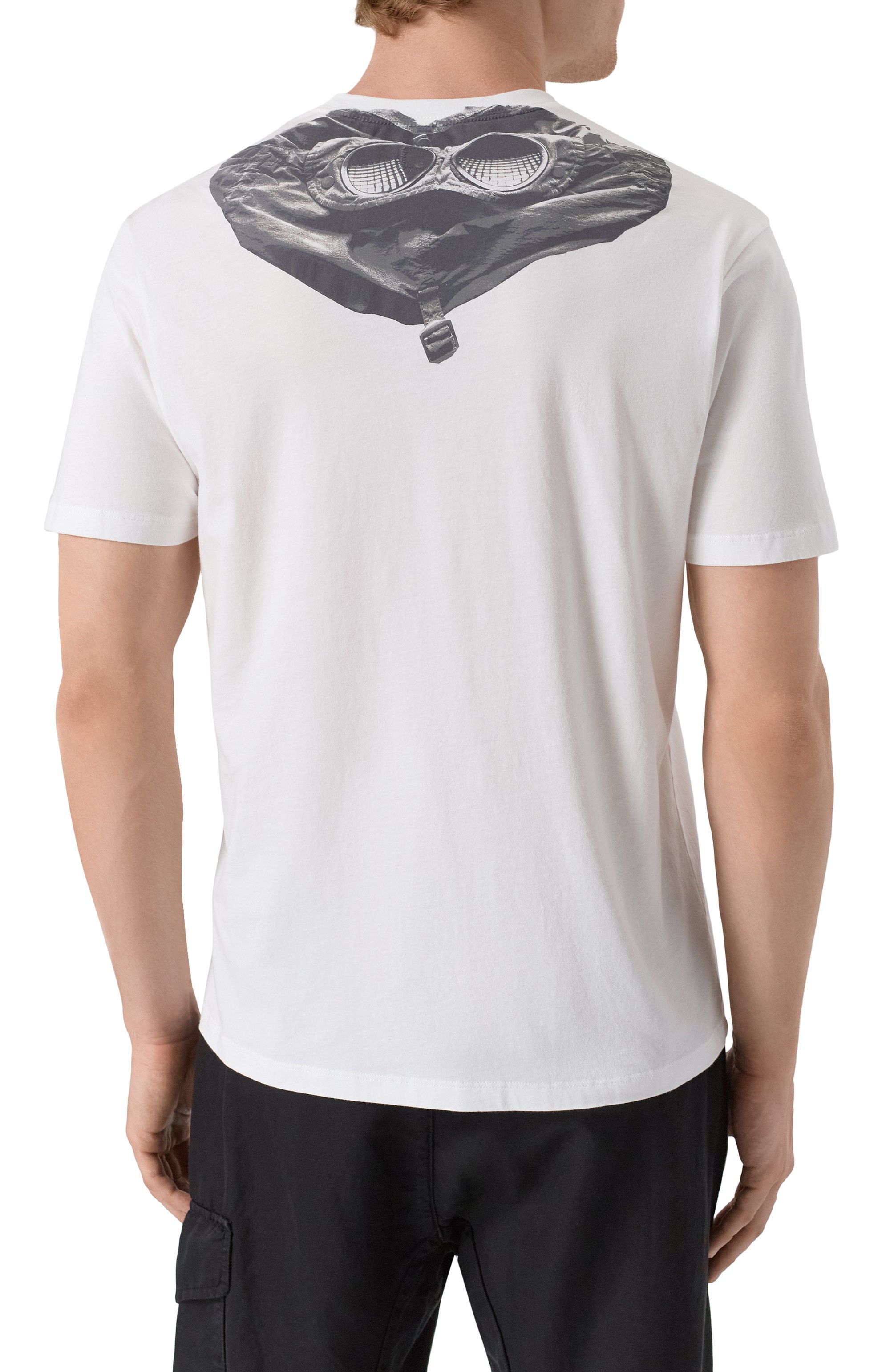 Хлопковая футболка C.P. COMPANY, арт. 18CMTS030A005100W, фото 4