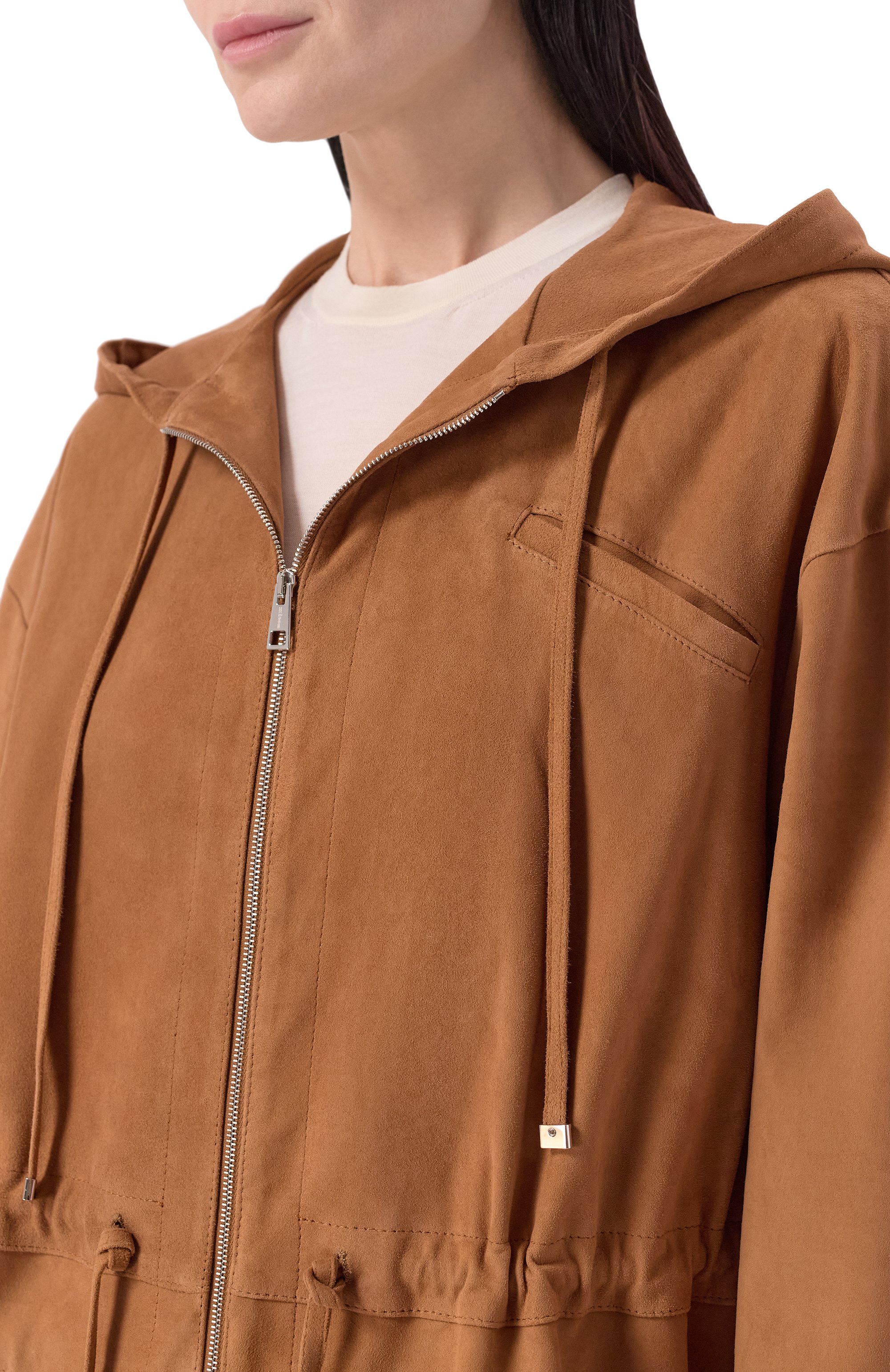 Замшевая парка KITON, арт. D61674K0918F, фото 5