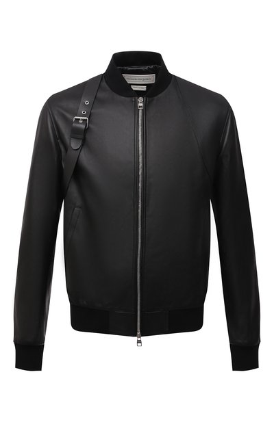 Кожаный бомбер ALEXANDER MCQUEEN, арт. 663558/Q5HVH, фото 1