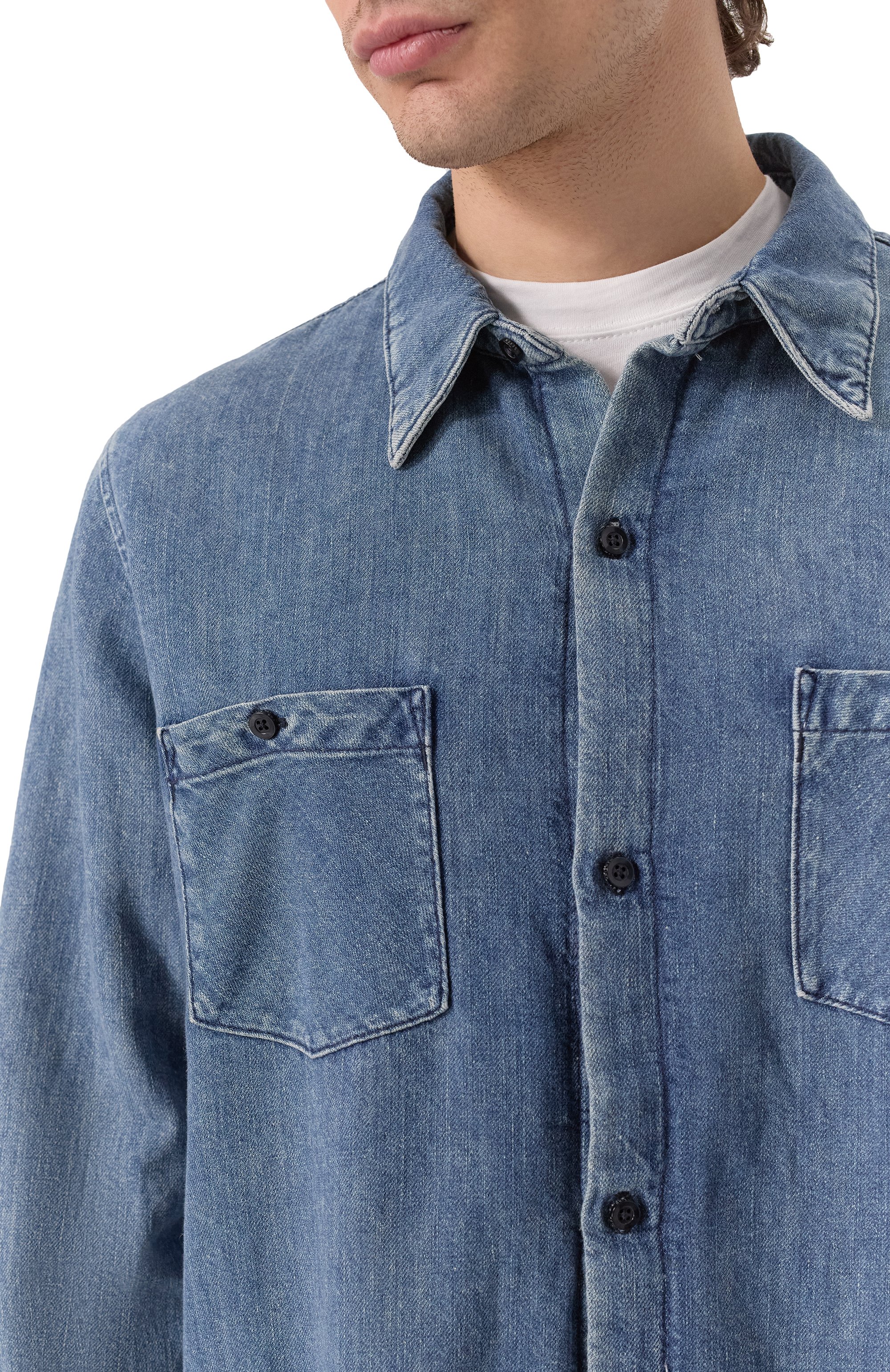 Джинсовая рубашка 7 FOR ALL MANKIND, арт. 7T666U03, фото 5