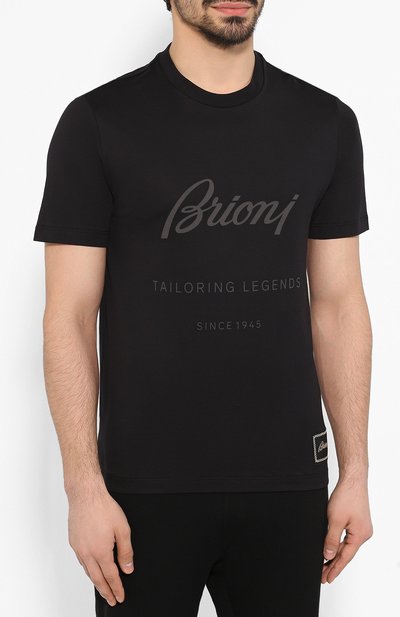 Хлопковая футболка BRIONI, арт. UJCH0L/08628, фото 3