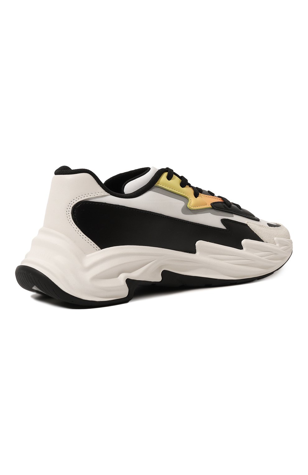 Комбинированные кроссовки run-row BALMAIN, арт. DM1VI355/LWB0, фото 5