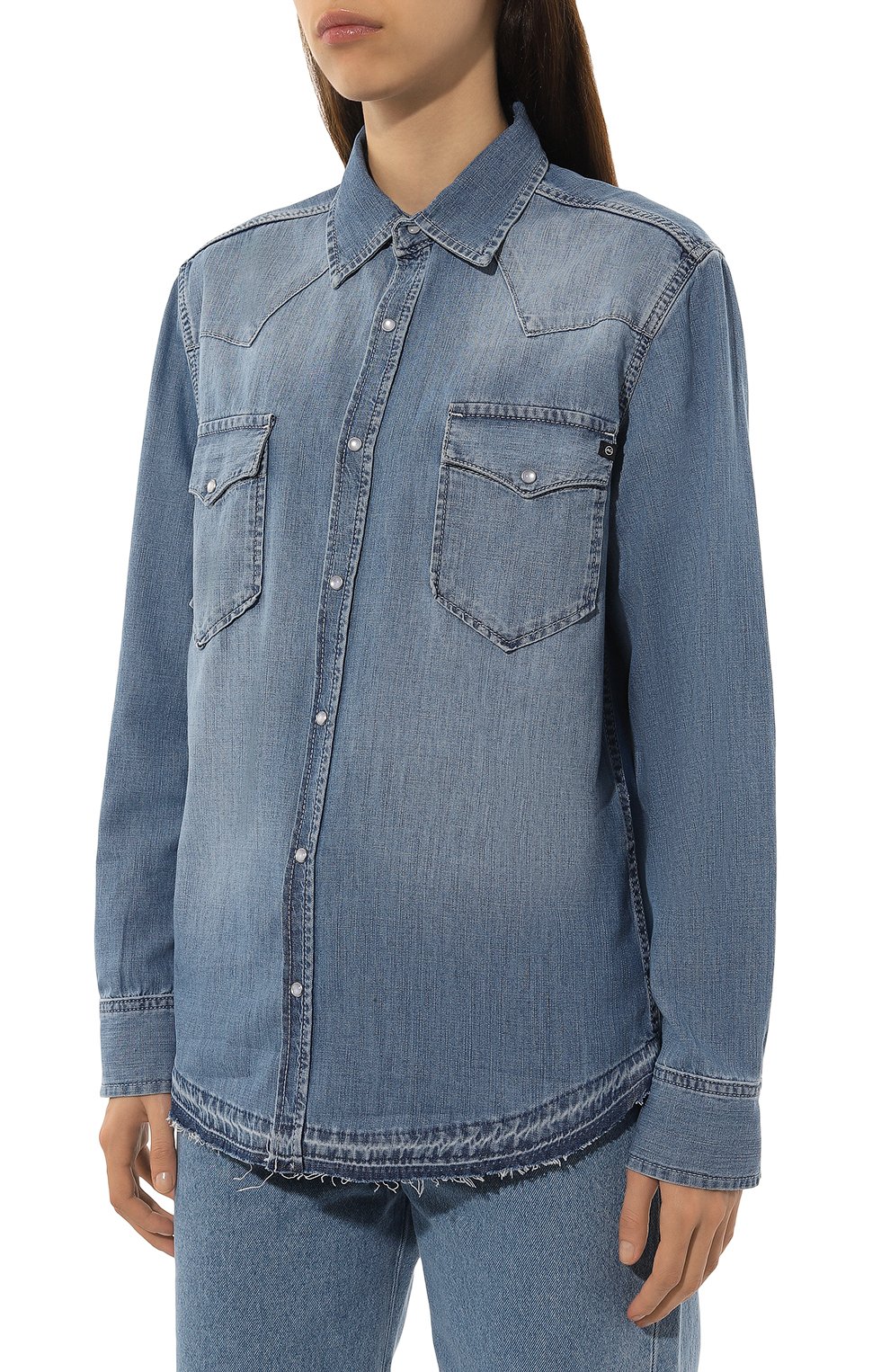 Джинсовая рубашка AG ADRIANO GOLDSCHMIED, арт. W0055-031/A, фото 3