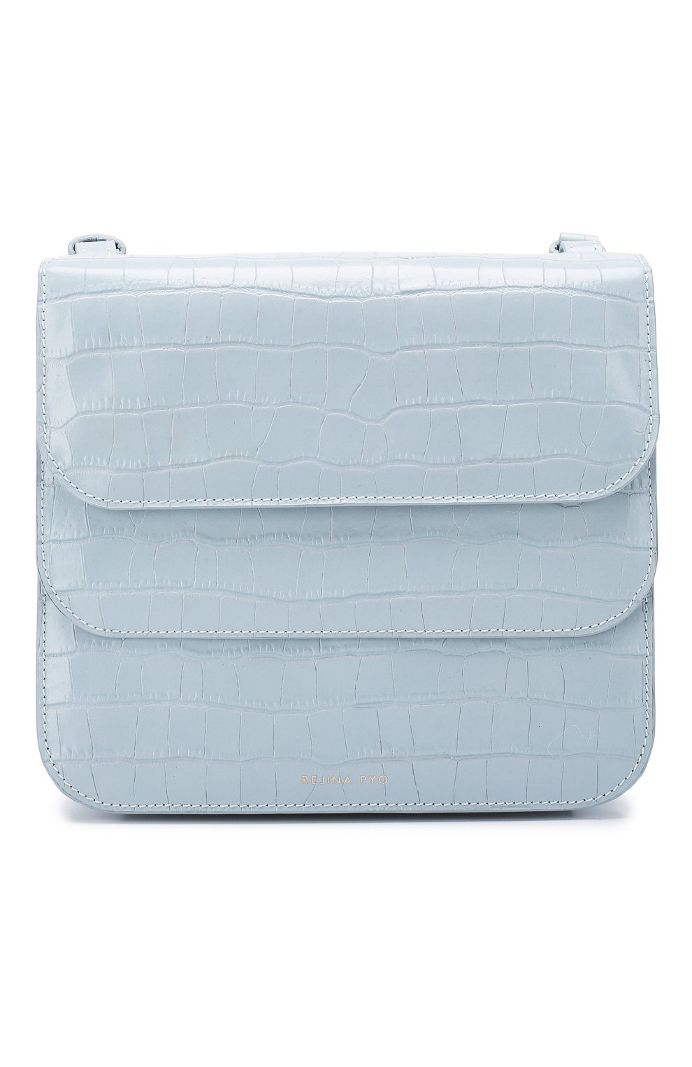 Сумка ana REJINA PYO голубого цвета по цене 94900 руб., арт. B21/LEATHER EMB0SS CR0C, фото 1 Сумка ana REJINA PYO, арт. B21/LEATHER EMB0SS CR0C, фото 1