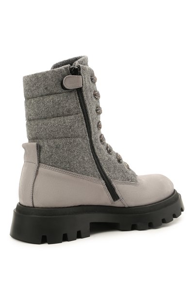 Кожаные ботинки JARRETT, арт. J3TR124A/M0RBID0NE FUM0/35-40, фото 3