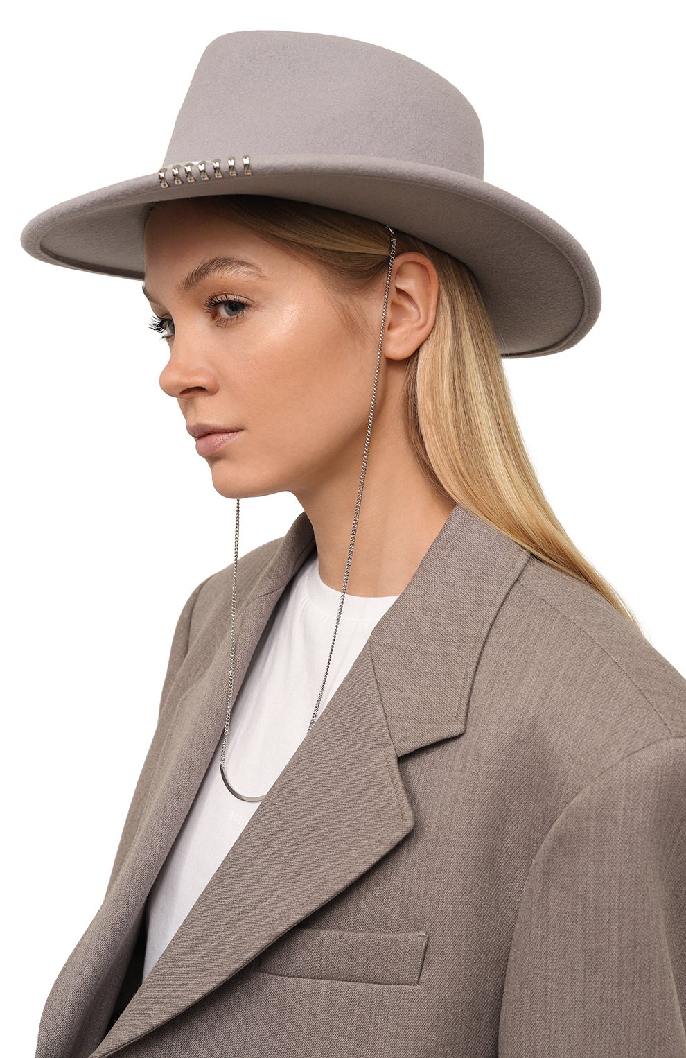 Фетровая шляпа fedora klecks #4 COCOSHNICK HEADDRESS, арт. FEDORAKLECKS, фото 2