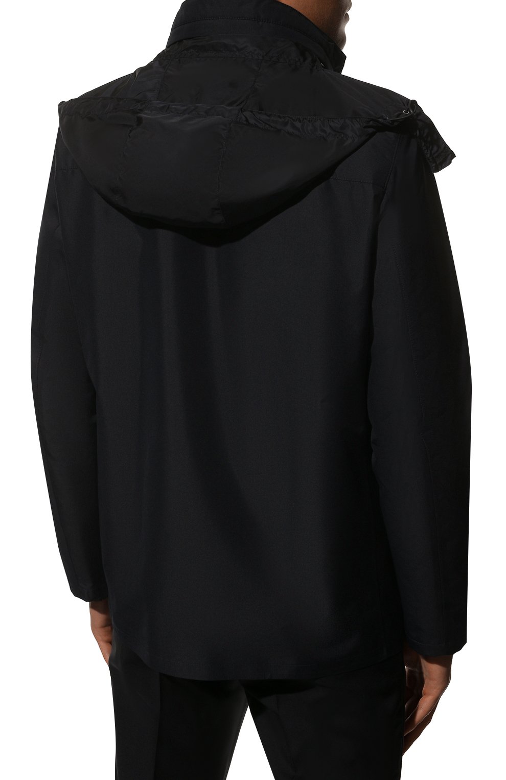 Утепленная куртка PRADA темно-синего цвета по цене 250000 руб., арт. SGB041-1X01-F0124-191, фото 6 Утепленная куртка PRADA, арт. SGB041-1X01-F0124-191, фото 6