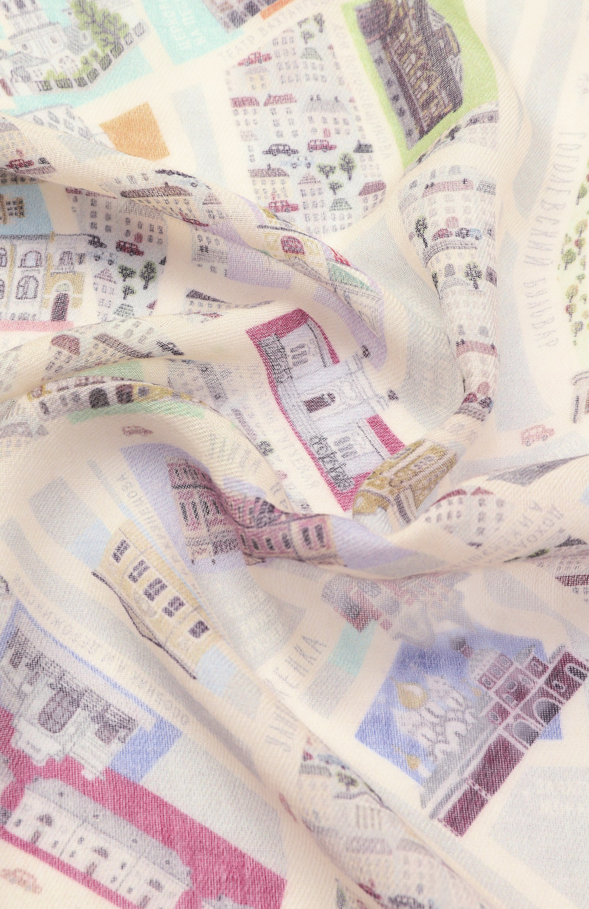 Шаль москва из кашемира и шерсти GOURJI, арт. 91143155/44117, фото 3