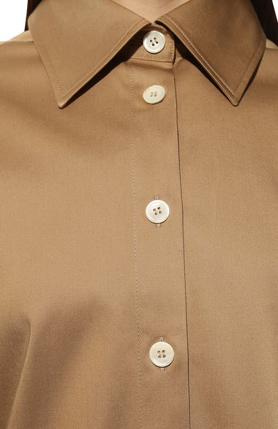 Хлопковое платье NOBLE&BRULEE бежевого цвета по цене 47650 руб., арт. NB120122/07, фото 5 Хлопковое платье NOBLE&BRULEE, арт. NB120122/07, фото 5