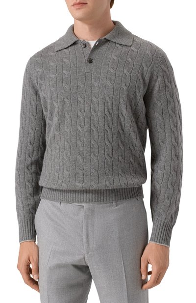 Кашемировое поло BRUNELLO CUCINELLI, арт. M22707205, фото 3