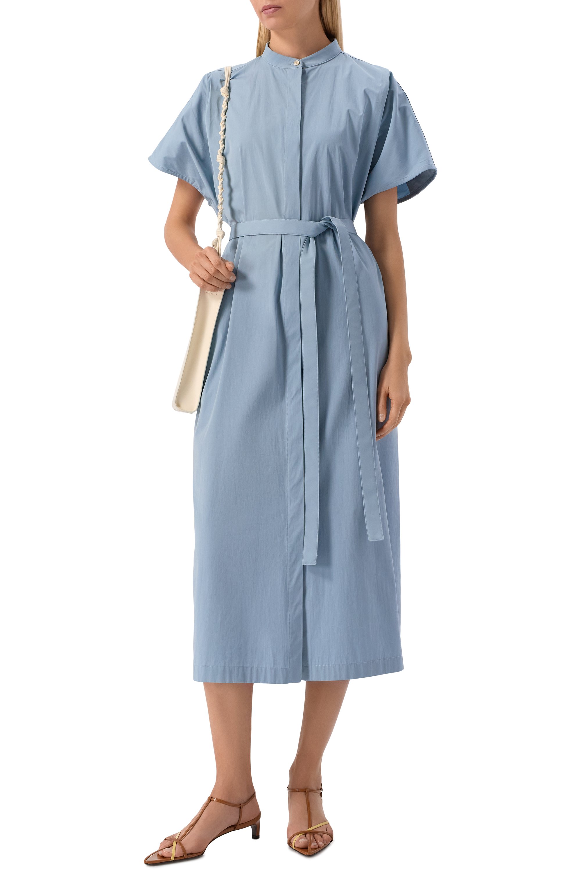 Кожаные босоножки JIL SANDER, арт. J15WP0129/P6422, фото 3