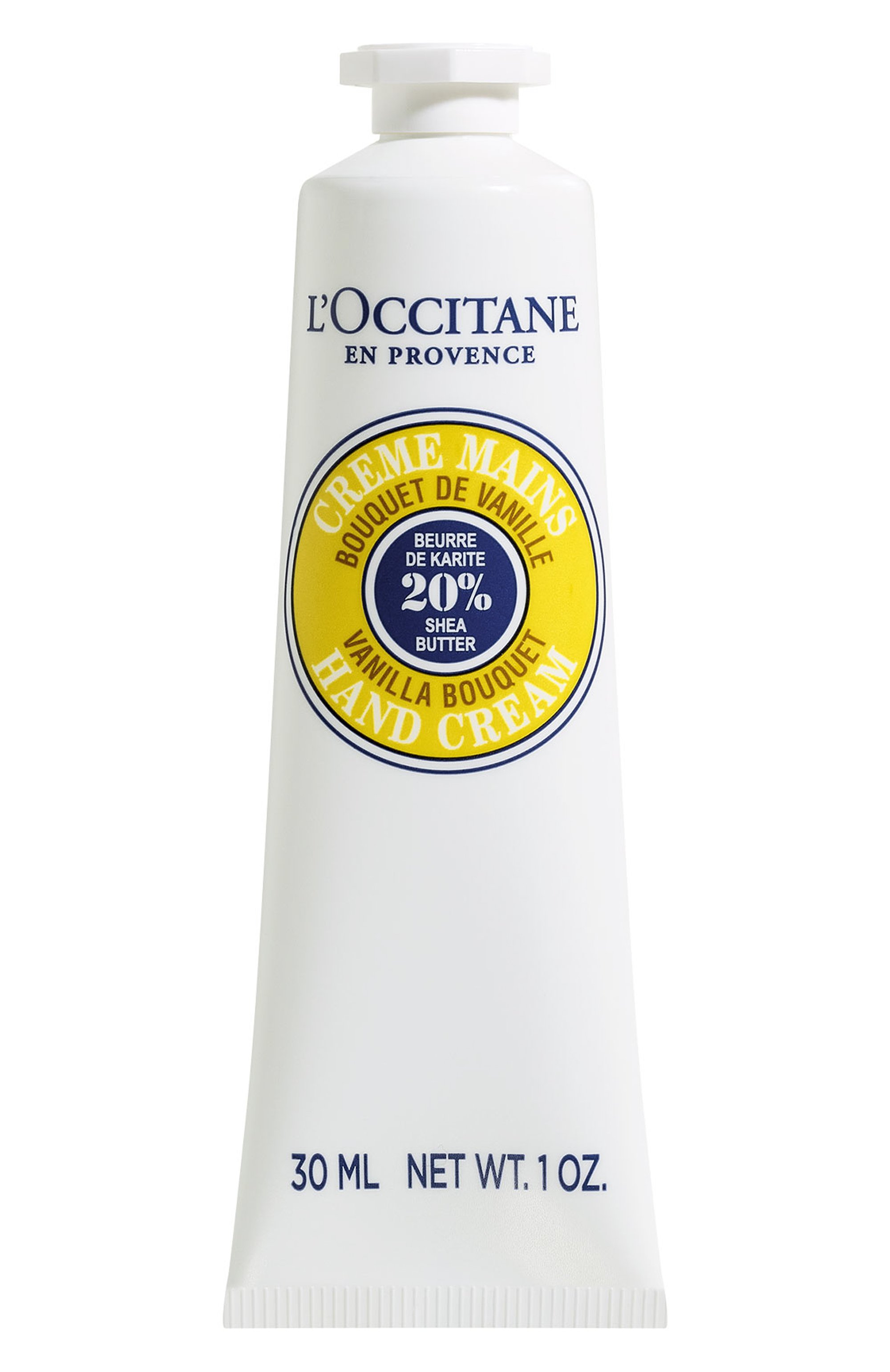 Крем для рук «ваниль-карите» shea (30ml) L`OCCITANE бесцветного цвета по цене 1290 руб., арт. 735497, фото 1 Крем для рук «ваниль-карите» shea (30ml) L`OCCITANE, арт. 735497, фото 1