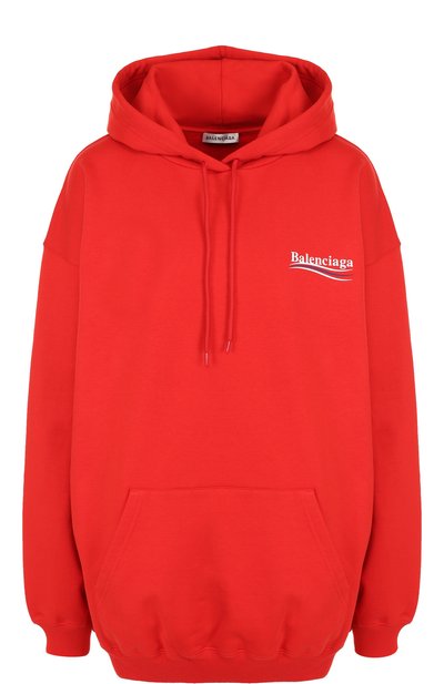 Хлопковая толстовка свободного кроя с капюшоном BALENCIAGA, арт. 528350/TBV14, фото 1