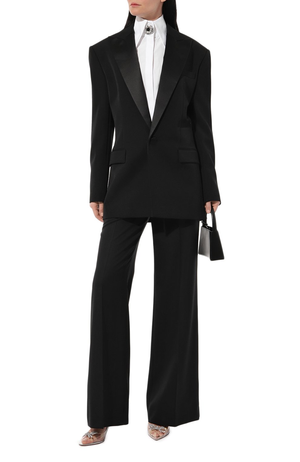 Хлопковая рубашка BALMAIN, арт. BF0HS291CE48, фото 2