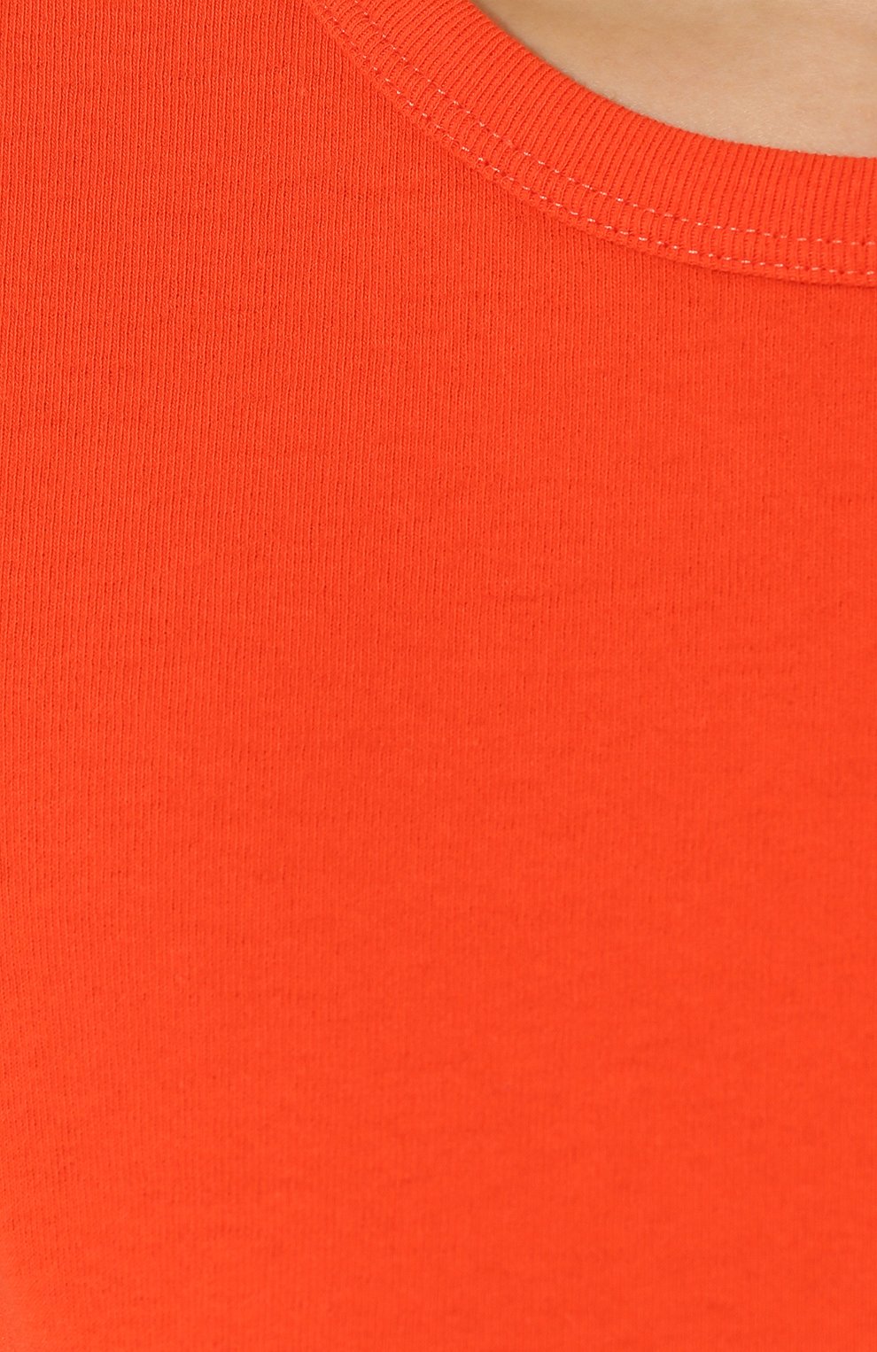 Хлопковая футболка HELMUT LANG красного цвета по цене 10750 руб., арт. I10HW508, фото 5 Хлопковая футболка HELMUT LANG, арт. I10HW508, фото 5