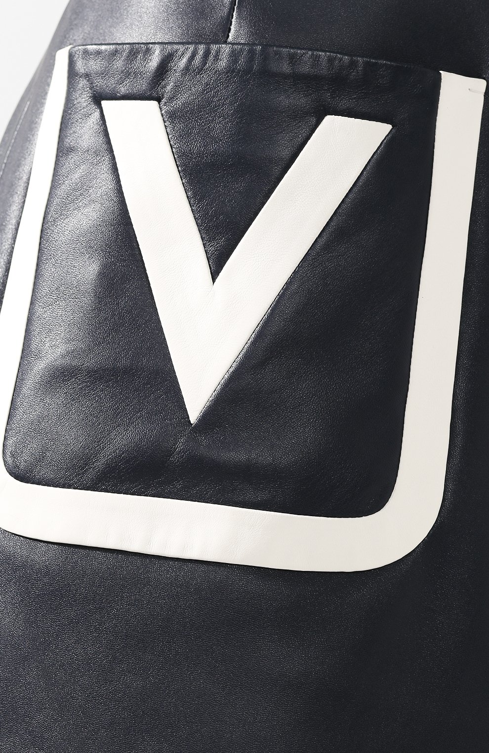 Кожаная юбка VALENTINO, арт. RB3NI05M1YM, фото 5