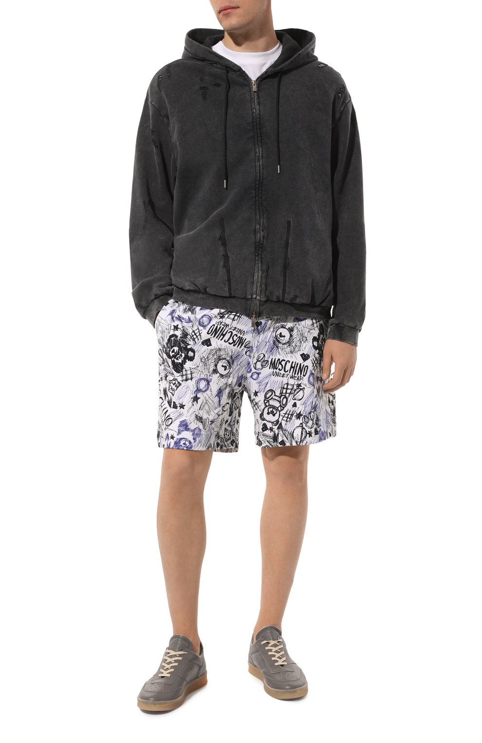 Хлопковые шорты MOSCHINO, арт. A6825/4413, фото 2