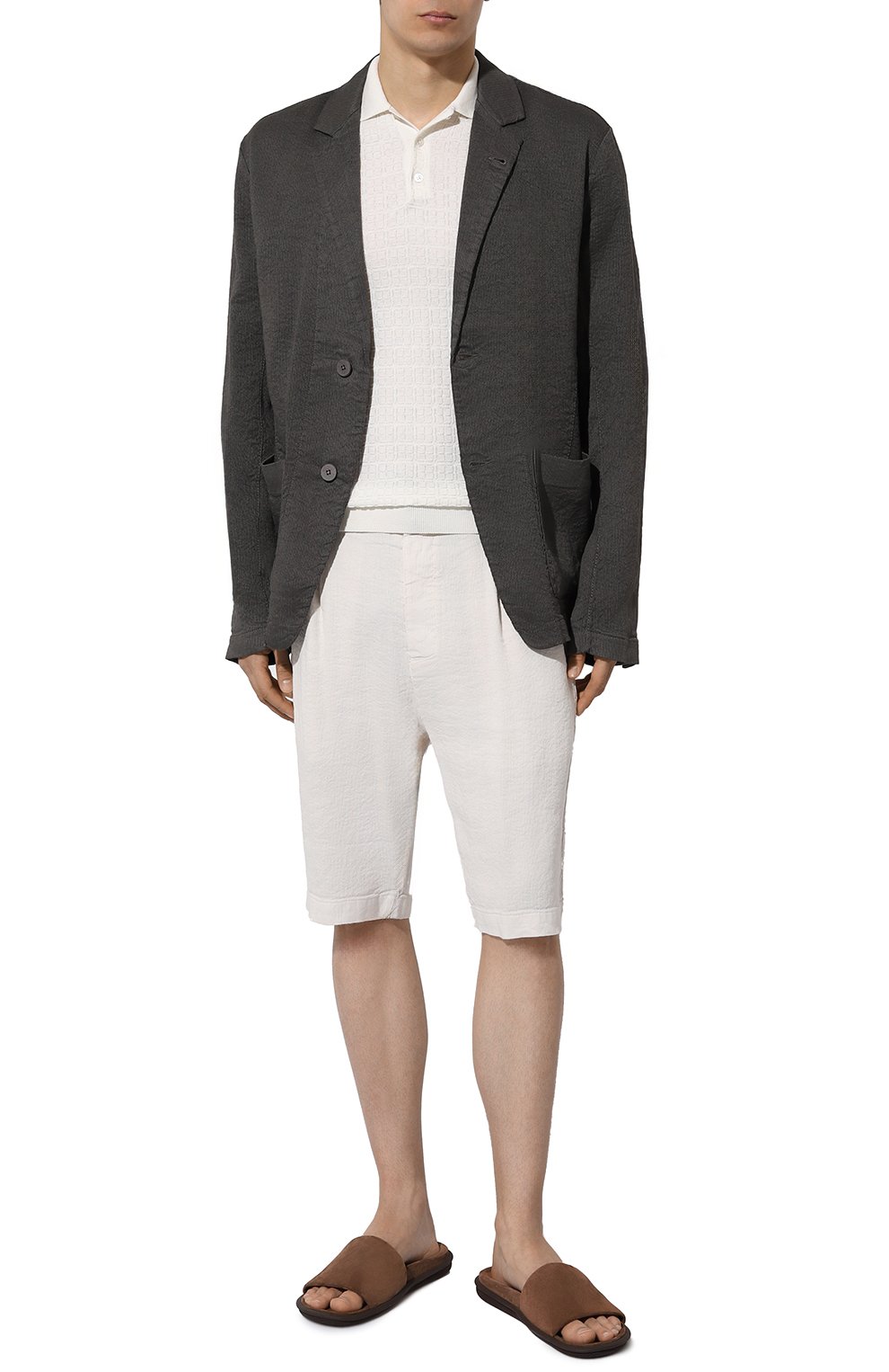 Замшевые шлепанцы GIORGIO ARMANI, арт. X2P090/XF781, фото 2