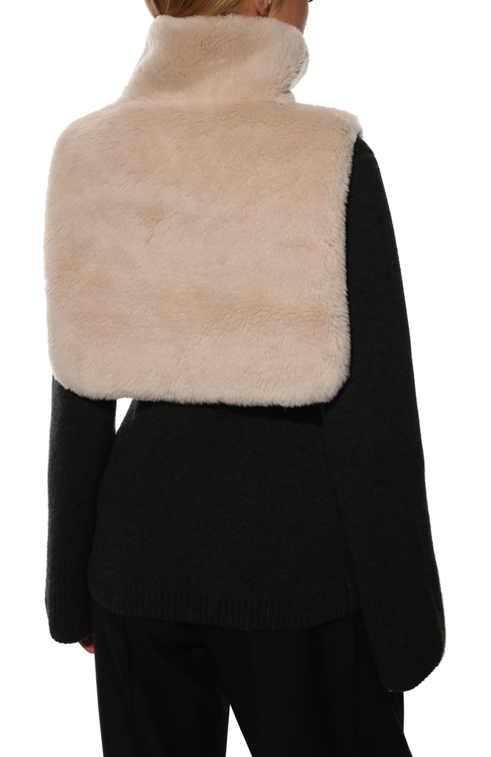 Шерстяная манишка METEO YVES SALOMON, арт. 22WMA004XXLATI, фото 4