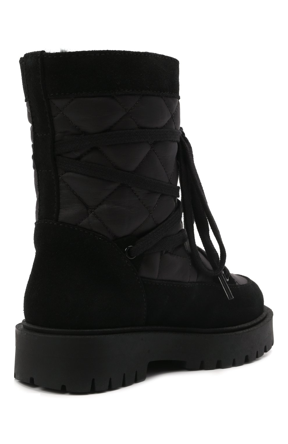 Утепленные сапоги IL GUFO черного цвета по цене 31600 руб., арт. G472/VEL0UR/23-26, фото 3 Утепленные сапоги IL GUFO, арт. G472/VEL0UR/23-26, фото 3