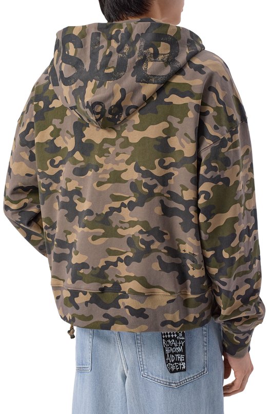 Хлопковая толстовка Ksubi MPS26FL016 Хаки  MPS26FL016 Фото 4