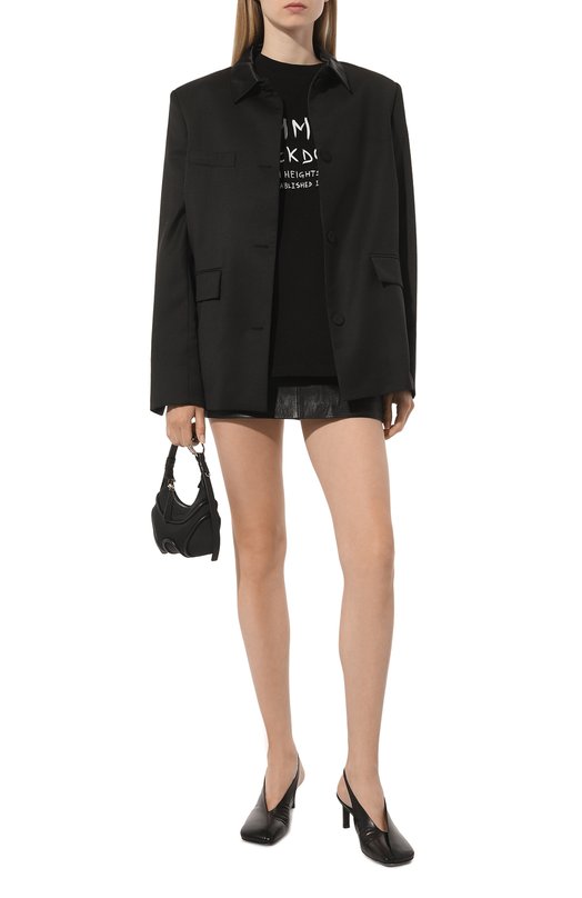 Хлопковая футболка Comme des Fuckdown CFABW00128 Чёрный  CFABW00128 Фото 2