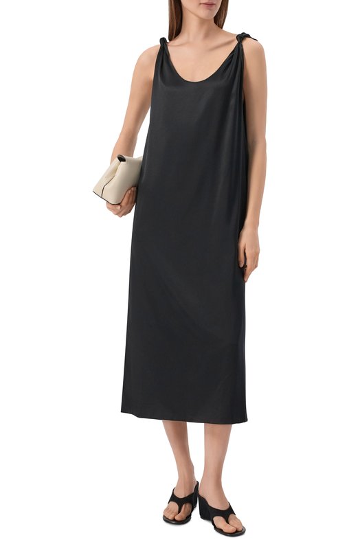 Атласное платье Ruban RSS26-12.2.54.2 Чёрный  RSS26-12.2.54.2 Фото 2