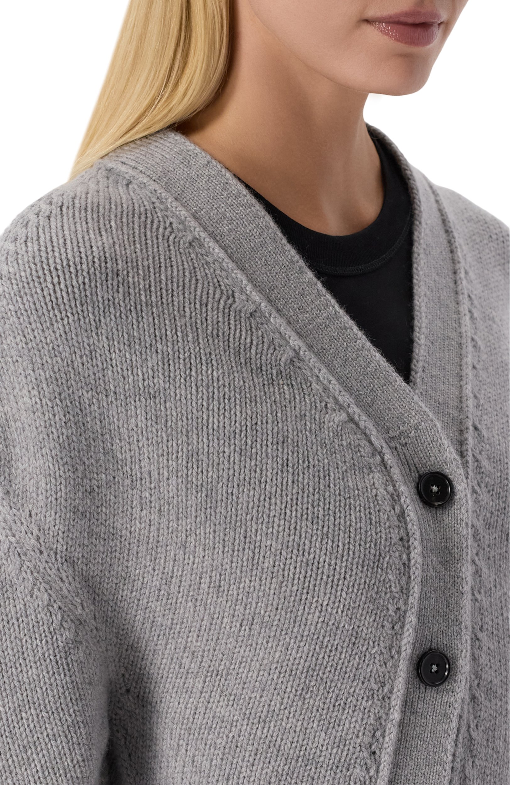 Кардиган из шерсти и кашемира JIL SANDER, арт. J02HP0065/J14860, фото 5
