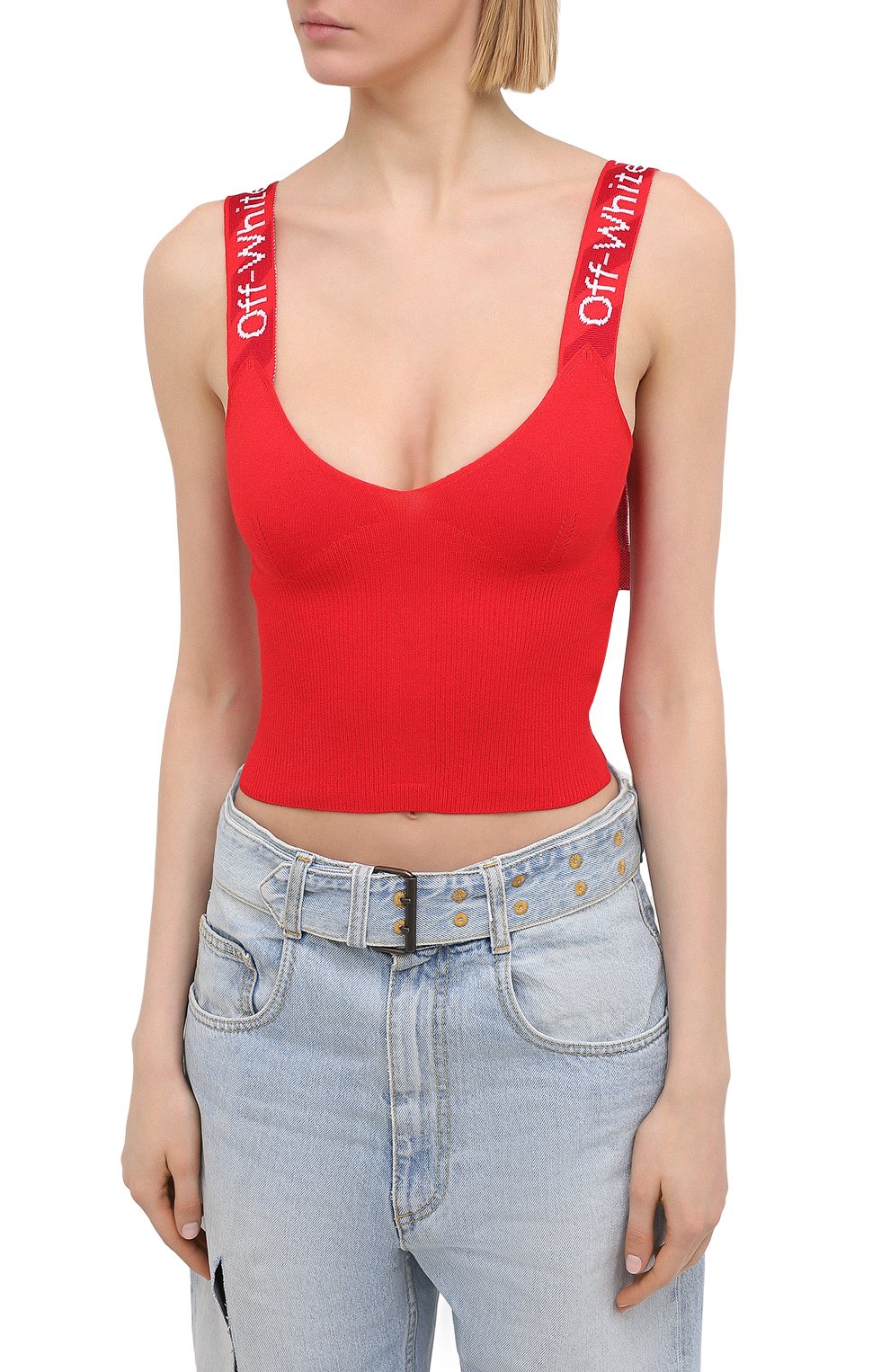 Топ из вискозы OFF-WHITE, арт. 0WHD011R21KNI001, фото 3
