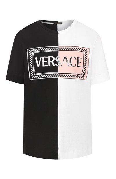 Женская хлопковая футболка VERSACE, арт. A82248/A201952