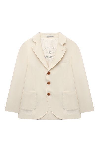 Хлопковый пиджак BRUNELLO CUCINELLI, арт. BS443K726A, фото 1