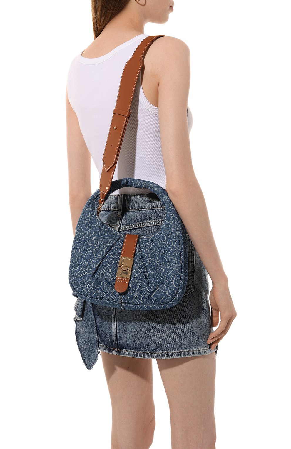 Сумка cortina denimania small BORBONESE, арт. 923947, фото 2