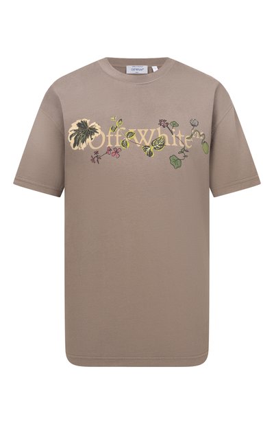 Женская хлопковая футболка OFF-WHITE, арт. 0WAA089S26JER003