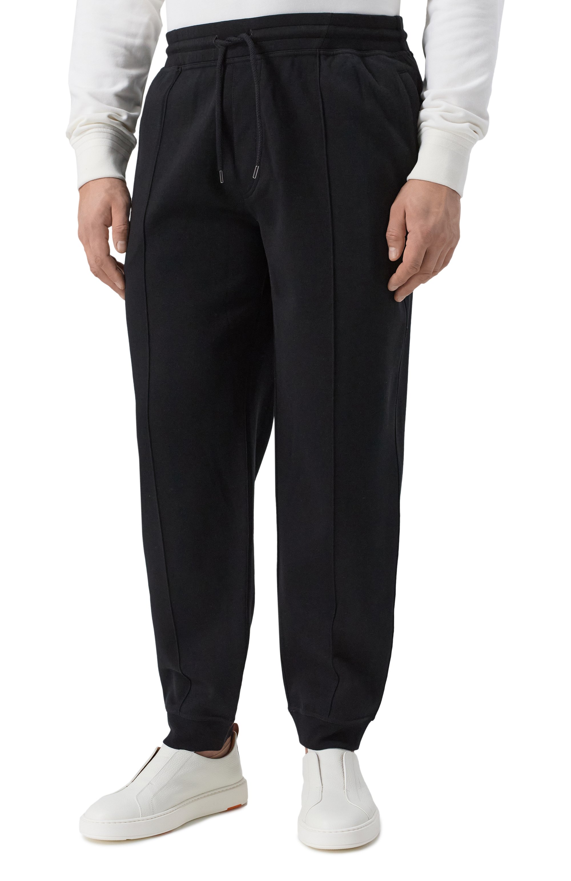 Джоггеры из хлопка и кашемира BRUNELLO CUCINELLI, арт. MM8313271W, фото 3