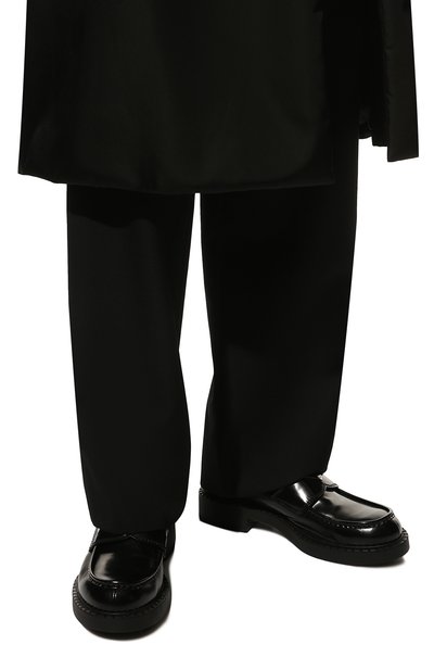 Кожаные лоферы  PRADA, арт. 2DE127-055-F0002, фото 3