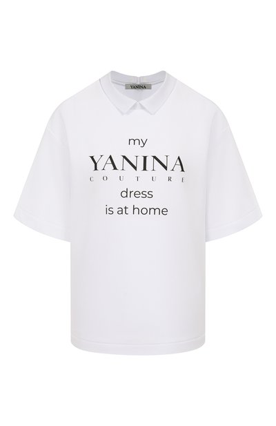 Женское хлопковая футболка YANINA, арт. 0-3073A