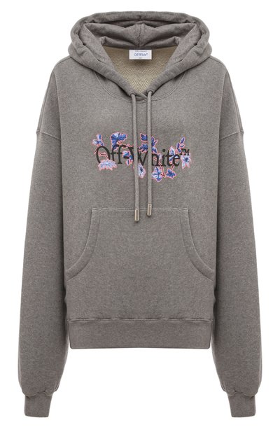 Женский хлопковое худи OFF-WHITE, арт. 0WBB058F24FLE003